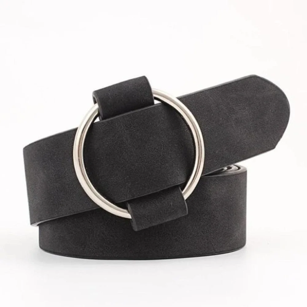 NEW Faux Vegan Leather Belt in Brown Coffee Chocolate #AG/1 - Picture 7 of 14